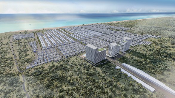 Blue Spot site view to the beach