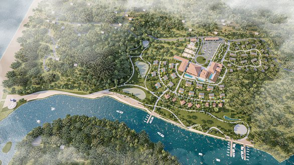 Kerala resort top view